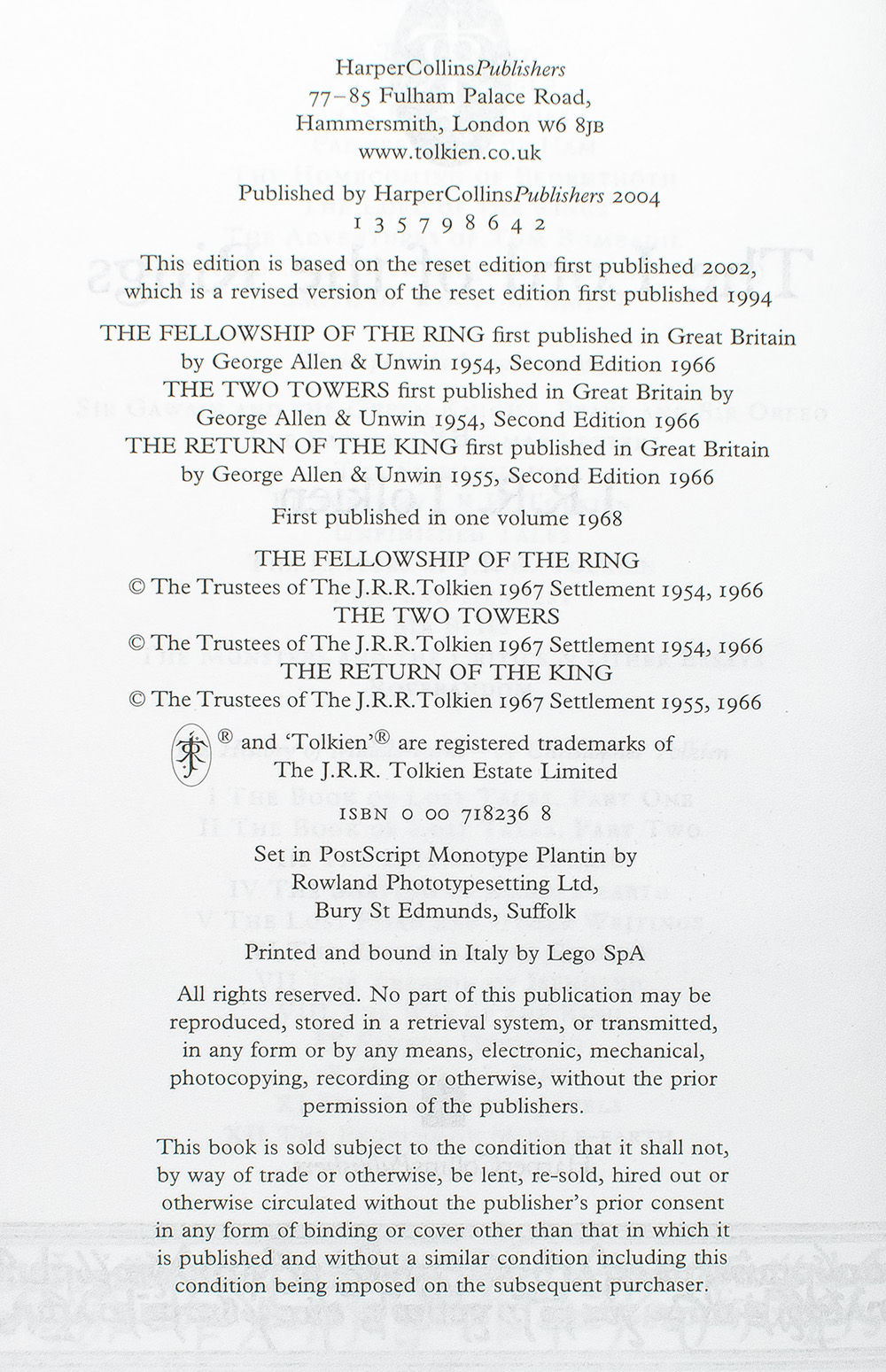 The Lord of the Rings.