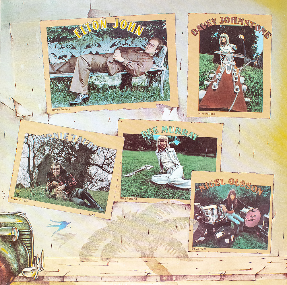 Elton John Signed Goodbye Yellow Brick Road.