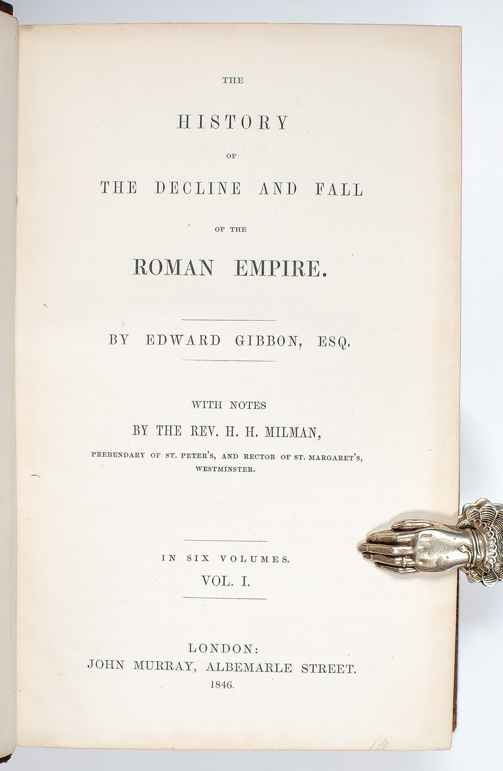 The History of the Decline and Fall of the Roman Empire.