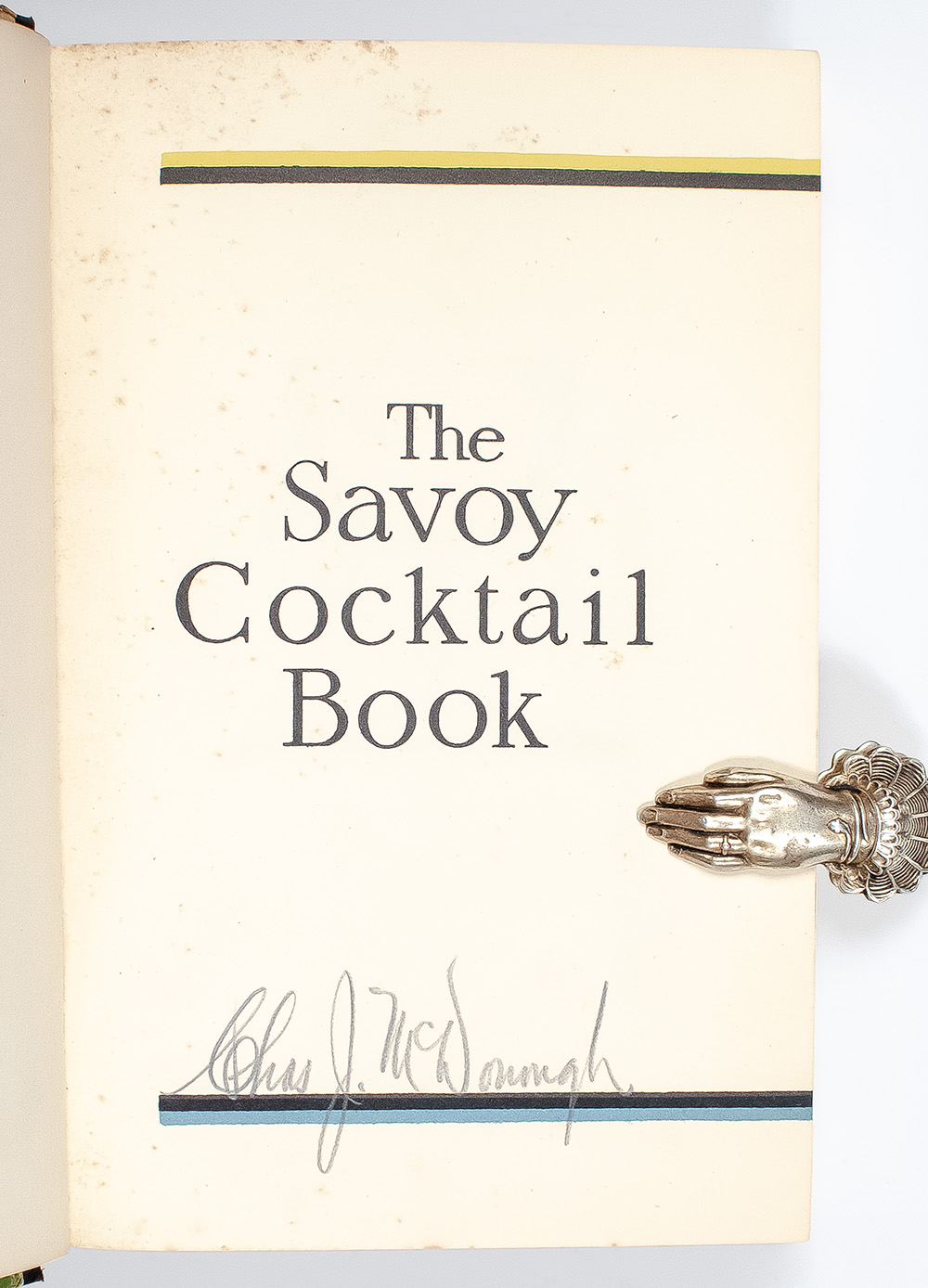 The Savoy Cocktail Book.