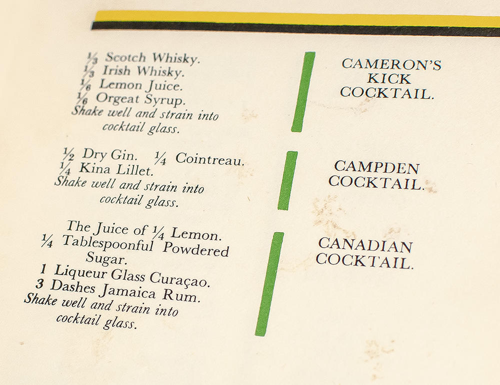 The Savoy Cocktail Book.