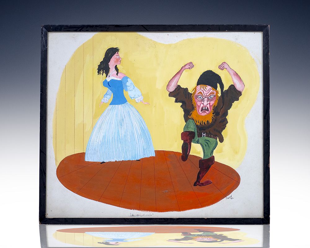 John Le Carré Original Painting of ‘Rumpelstiltskin.’