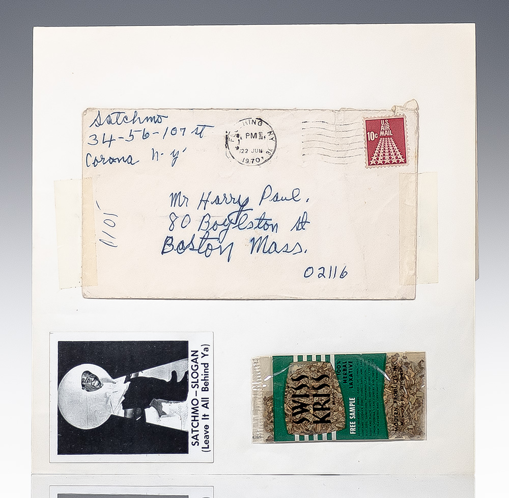 Louis Armstrong Autograph Letter Signed.