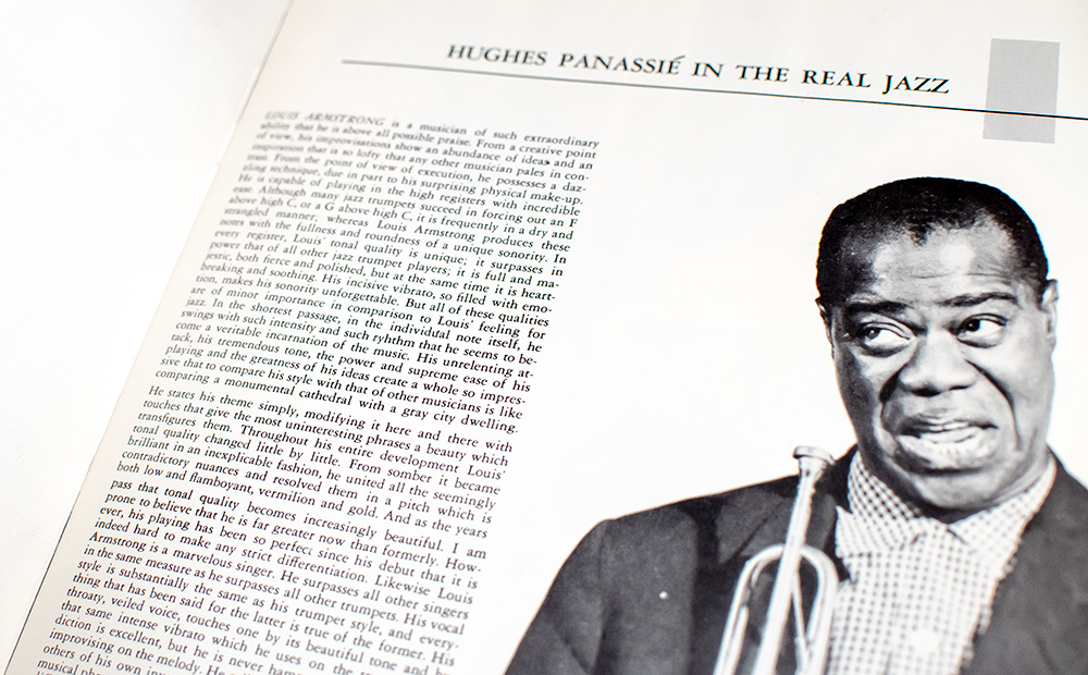 Louis Armstrong Signed Program.