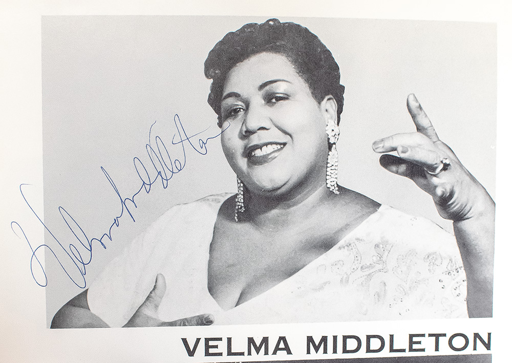 Louis Armstrong Signed Program.