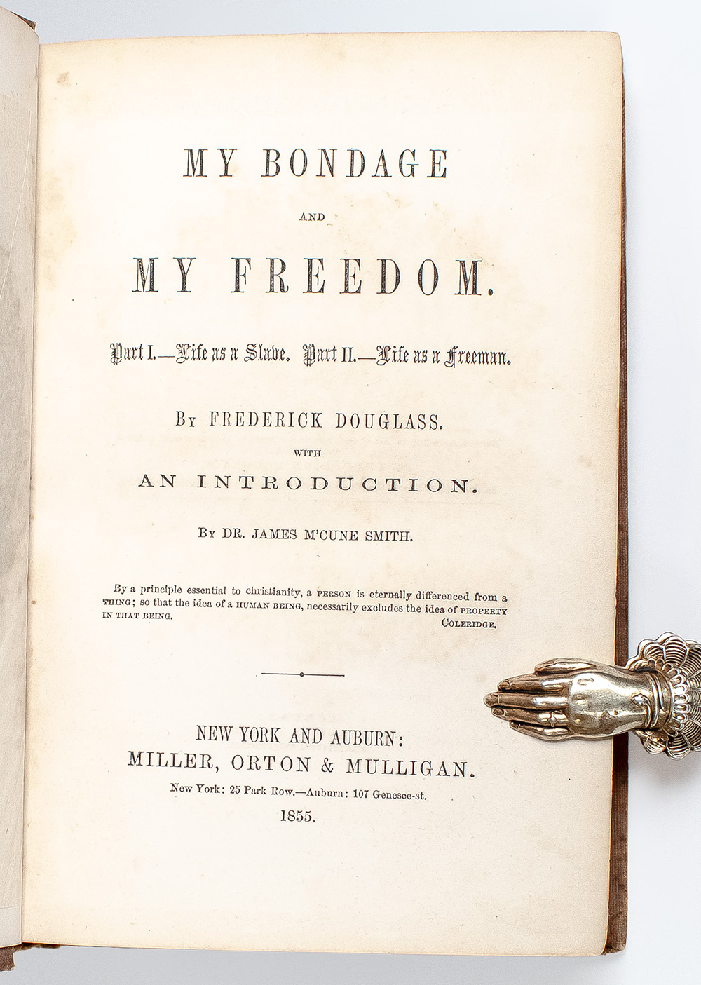 My Bondage and Freedom.