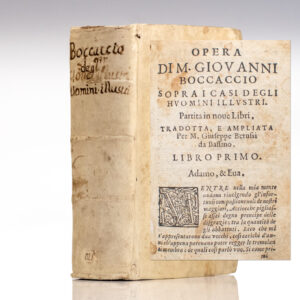 Opera Dim Giovanni Boccaccio Soprai Casi Degli Huomini Illustri. [Giovanni Boccaccio's Work on the Cases of Illustrious Men].