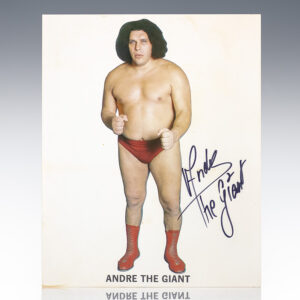 André the Giant Signed Photograph.