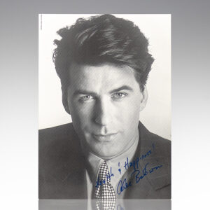 Alec Baldwin Signed Photograph.