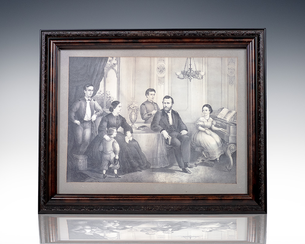 Ulysses S. Grant Antique Print.