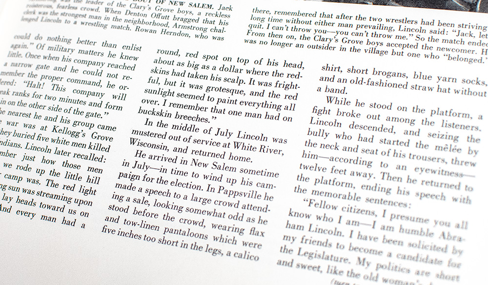 Lincoln: A Picture Story of His Life.