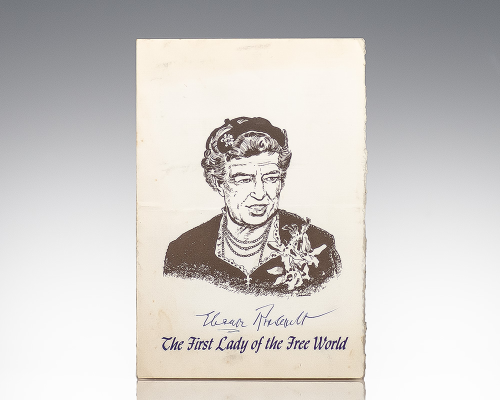 Eleanor Roosevelt Signed Israel Bond Committee Invitation.