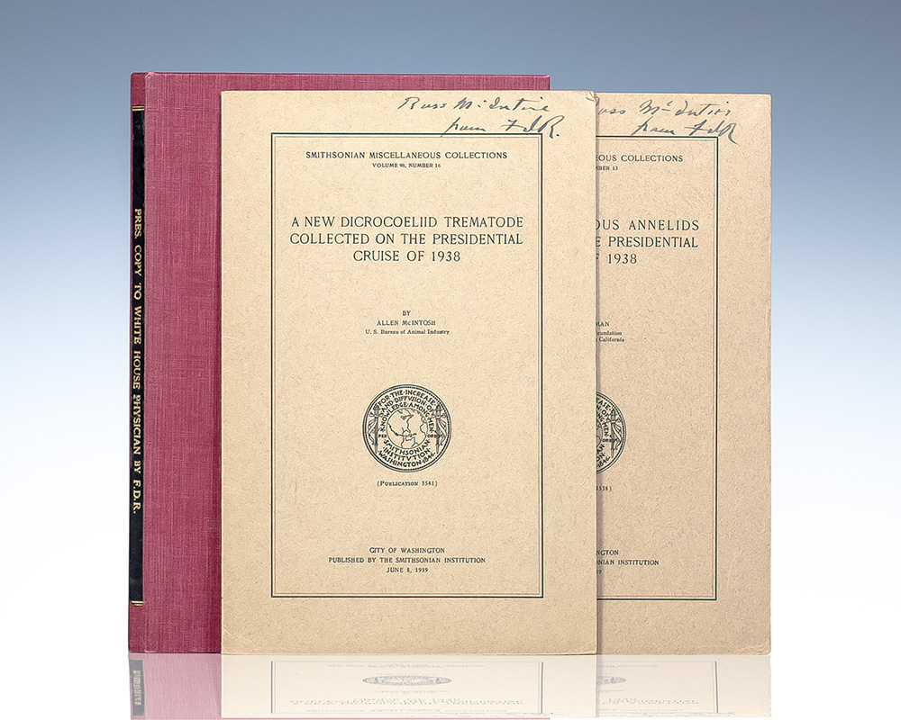 Franklin D. Roosevelt Signed Presidential Cruise Pamphlets.