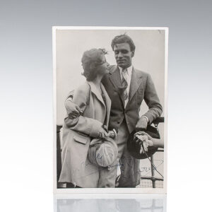 Vivien Leigh and Laurence Olivier Signed Photograph.