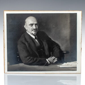 Chaim Weizmann Signed Photograph of his 60th Birthday Portrait.