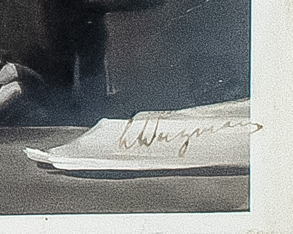 Chaim Weizmann Signed Photograph of his 60th Birthday Portrait.