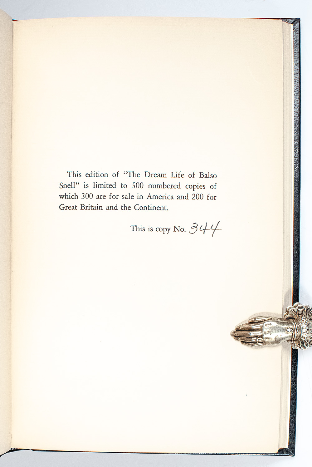 The Dream Life of Balso Snell.