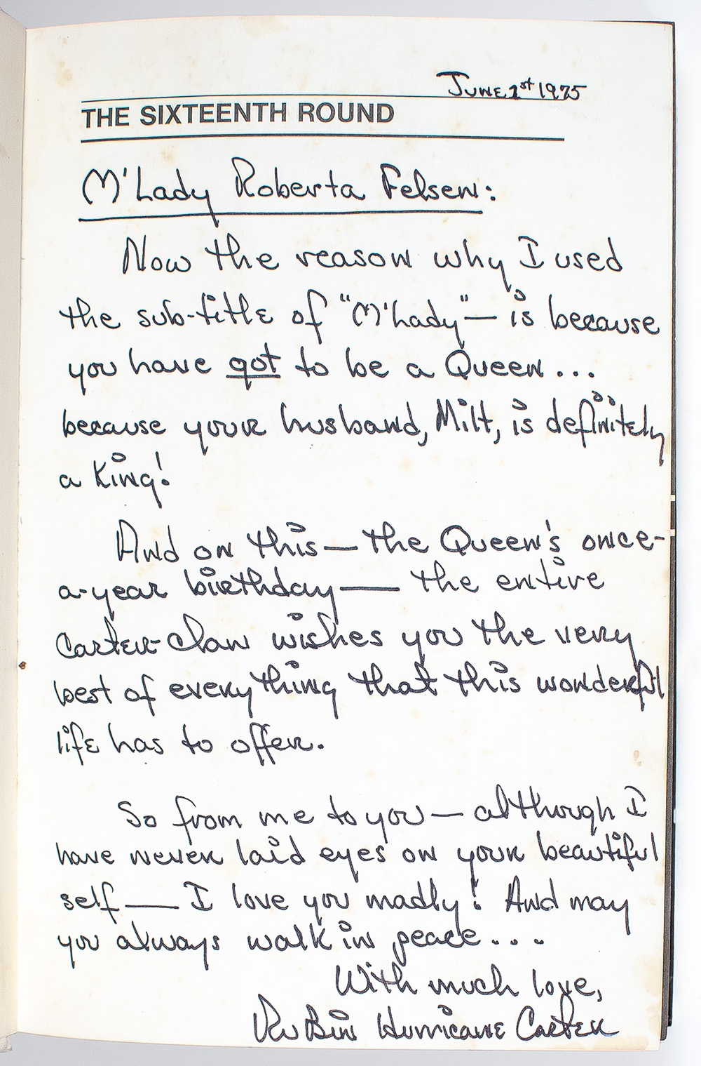 The Sixteenth Round: From Number 1 Contender to #45472.