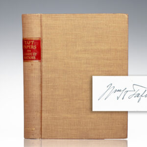 Taft Papers on League of Nations.