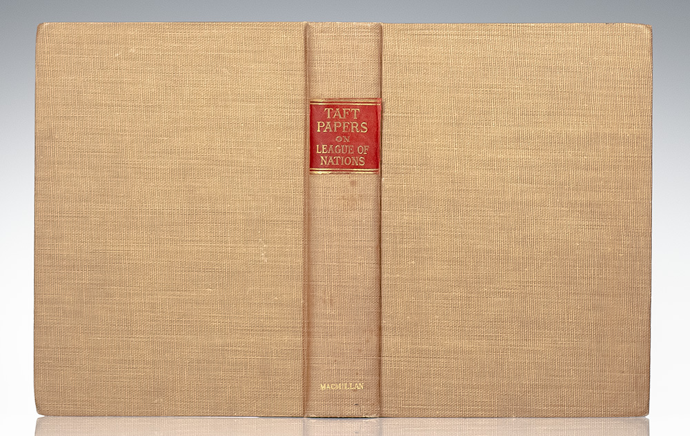 Taft Papers on League of Nations.