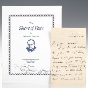 William Arnold Eaton Autograph Letter Signed.