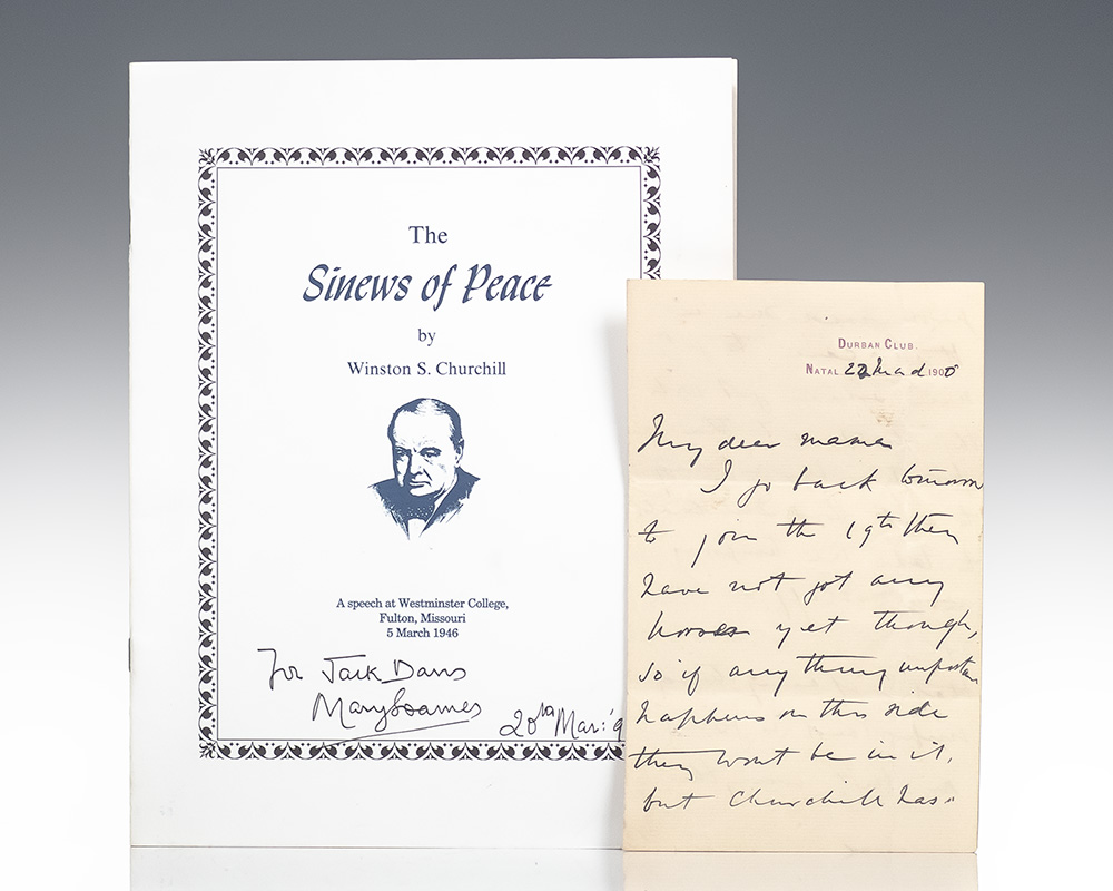 William Arnold Eaton Autograph Letter Signed.