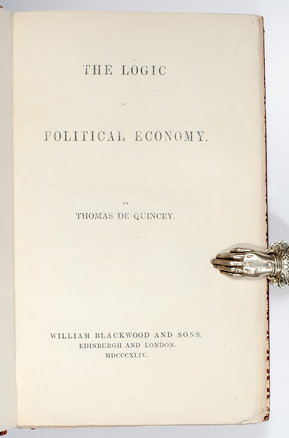 The Logic of Political Economy.