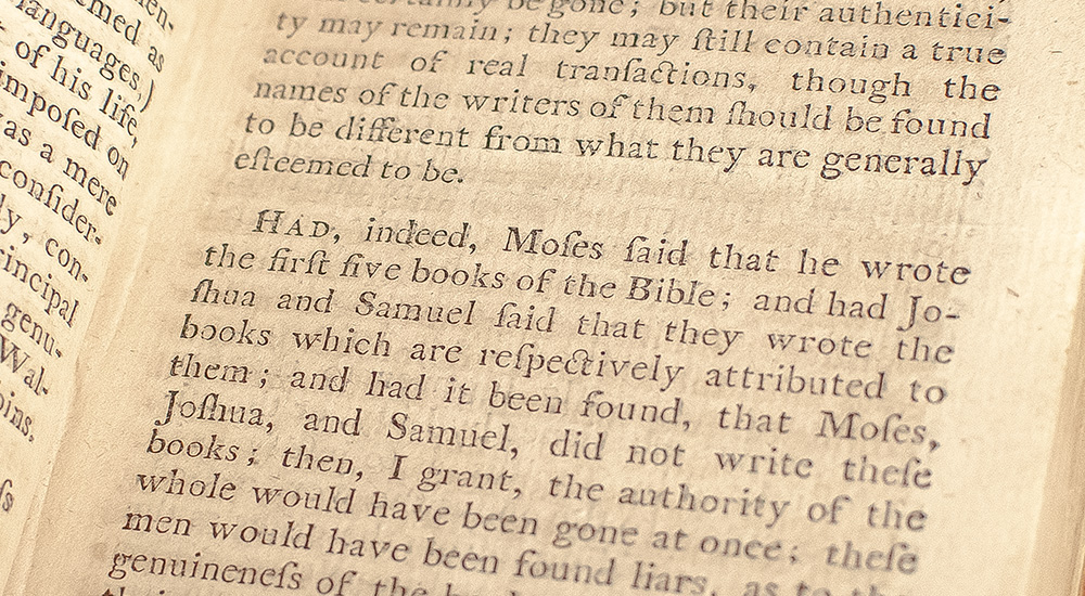 An Apology for the Bible; In a Series of Letters, Addressed to Thomas Paine, Author of a book entitled The Age of Reason, Part the Second, Being and Investigation of True and of Fabulous Theology.