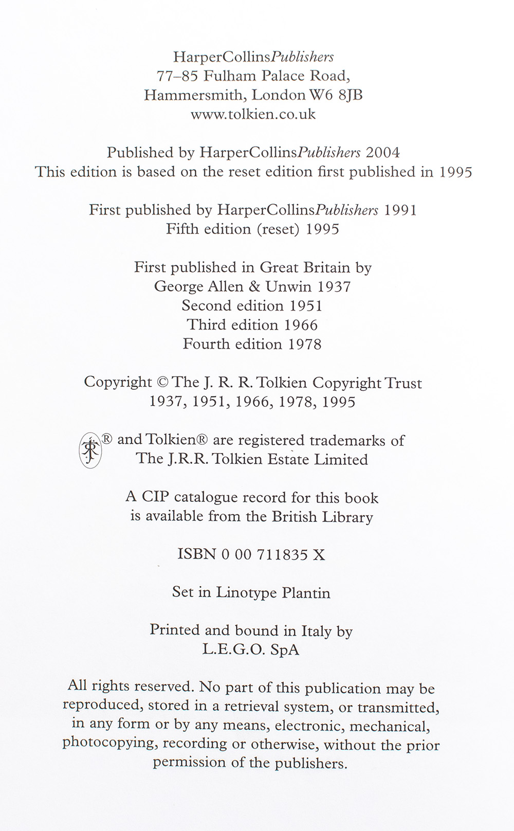 The Hobbit or There and Back Again.