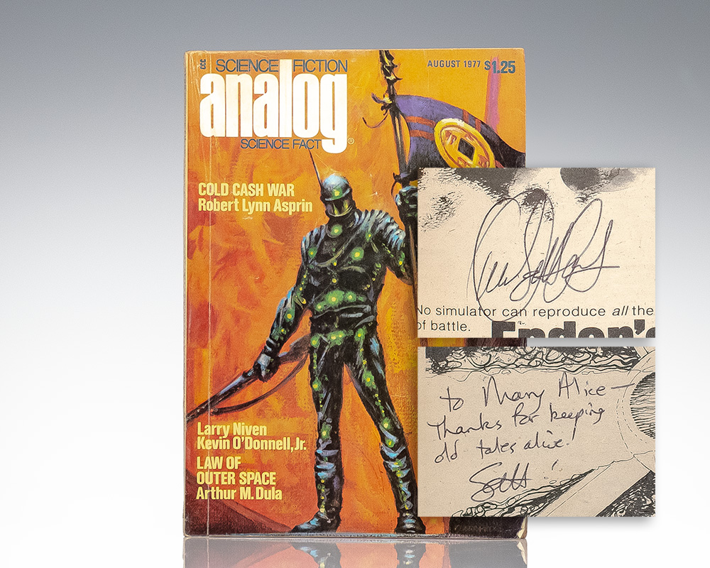 Science Fiction Analog [Ender’s Game].