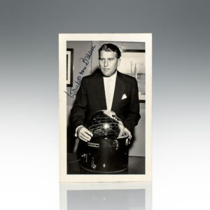 Wernher von Braun Signed Photograph.