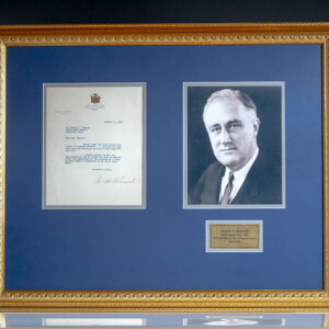 Franklin D. Roosevelt Typed Letter Signed.