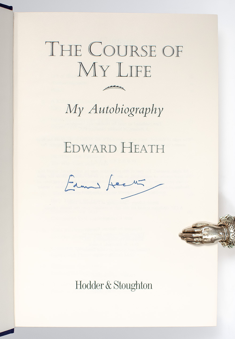 The Course of My Life: My Autobiography.