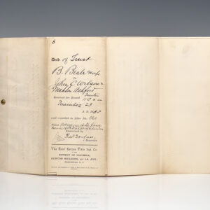 Frederick Douglass Document Signed.