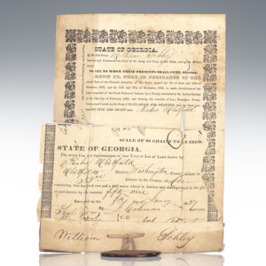 Creek Indian Muscogee County, Georgia Land Grants.