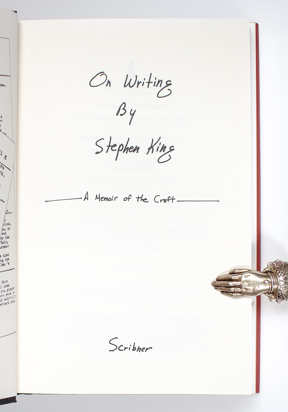 On Writing: A Memoir of the Craft.