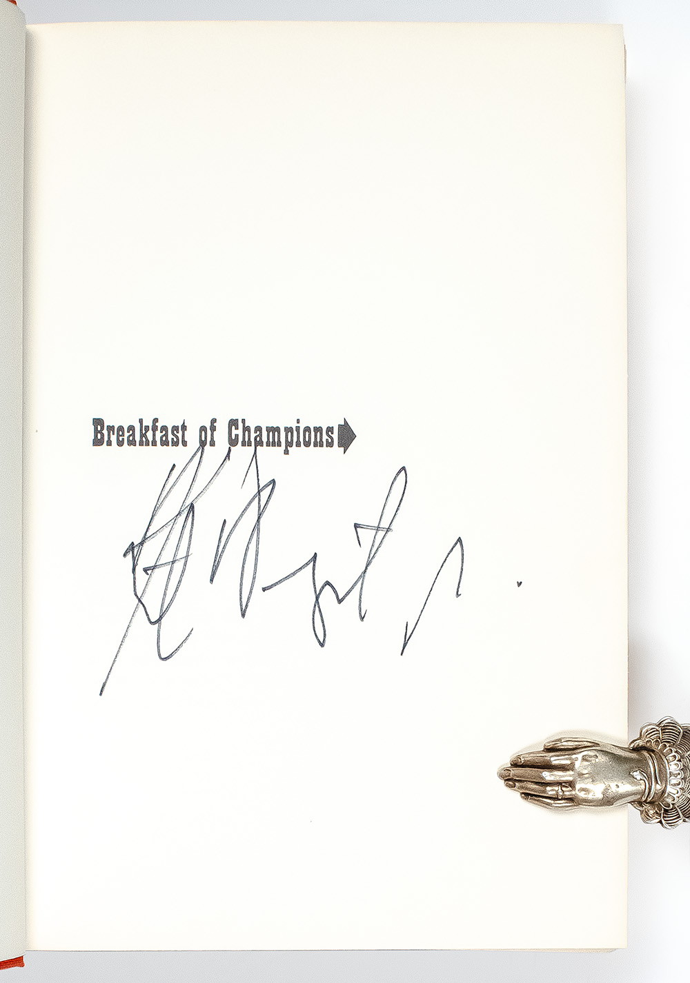 Breakfast of Champions or Goodbye, Blue Monday.