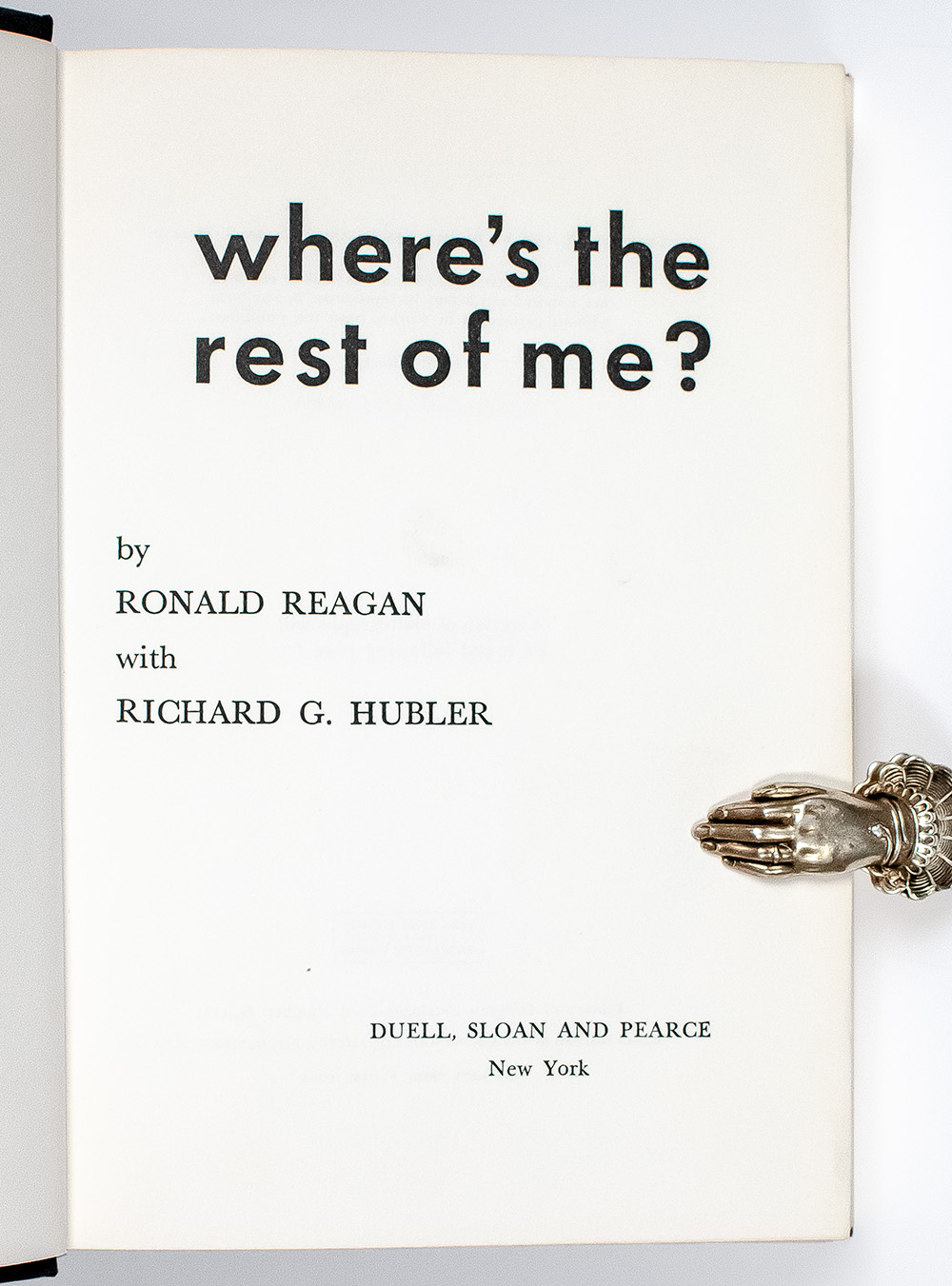 Where's the Rest of Me? The Ronald Reagan Story.