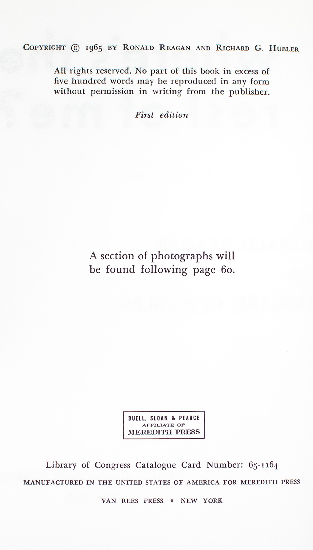 Where's the Rest of Me? The Ronald Reagan Story.