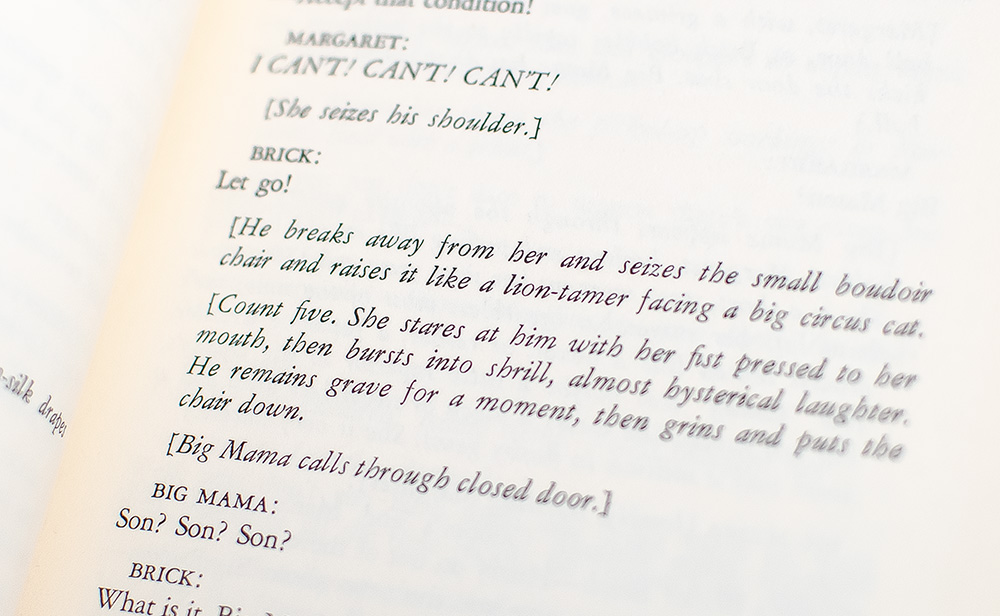 Cat On A Hot Tin Roof.