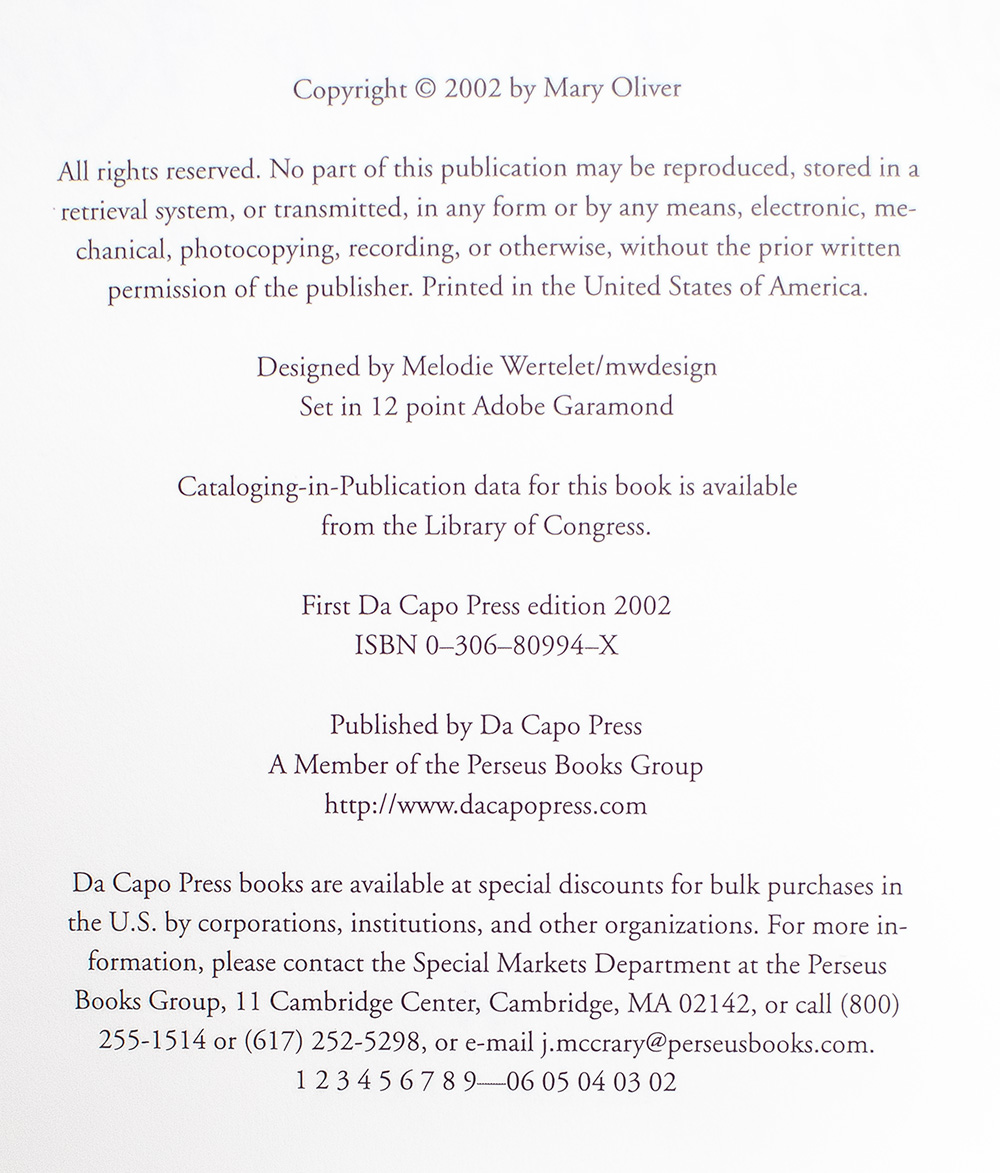 What Do We Know: Poems and Prose Poems.