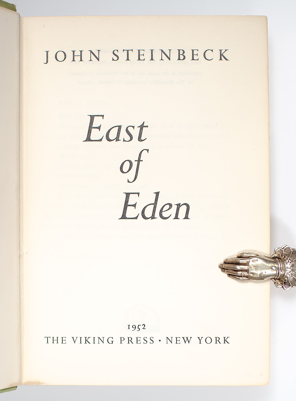 East of Eden.