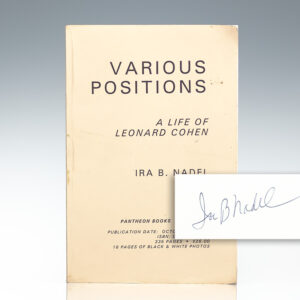 Various Positions: A Life of Leonard Cohen.