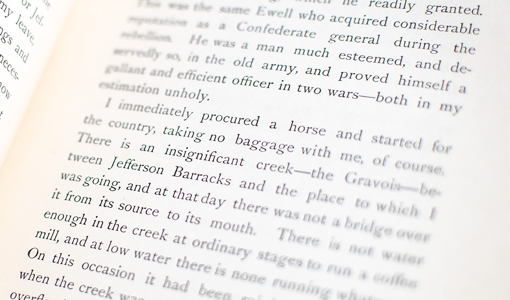 Personal Memoirs of U.S. Grant.