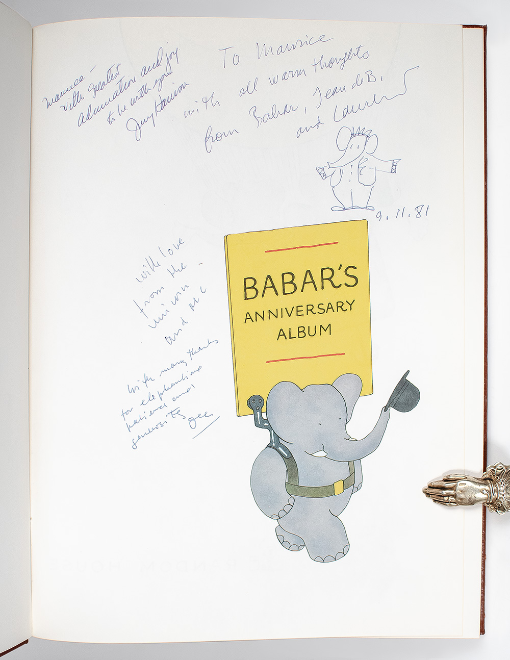 Babar's Anniversary Album: 6 Favorite Stories.
