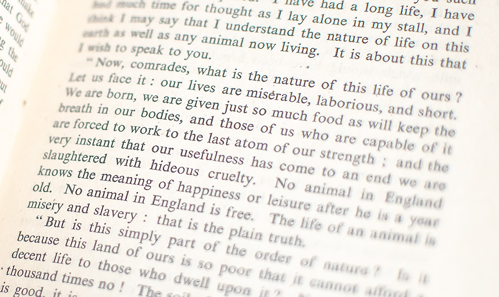 Animal Farm: A Fairy Story.