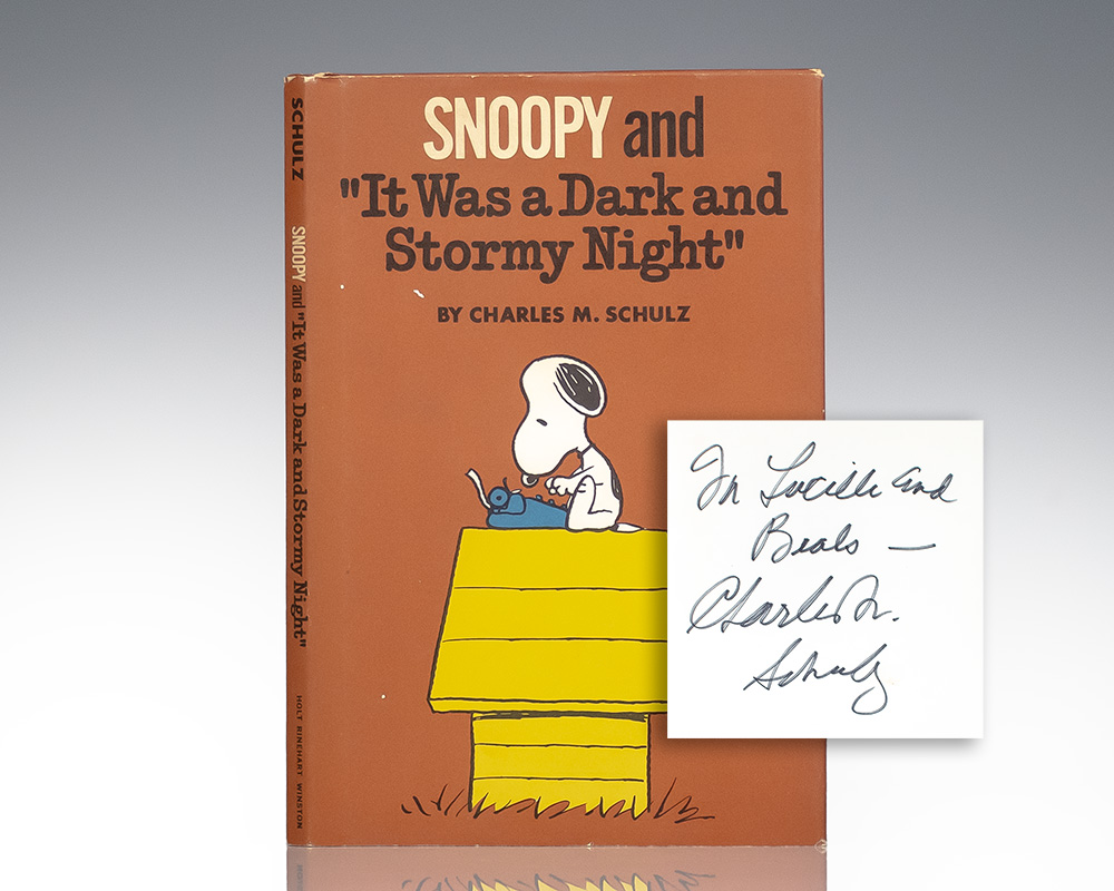 Snoopy and “It Was a Dark and Stormy Night.”