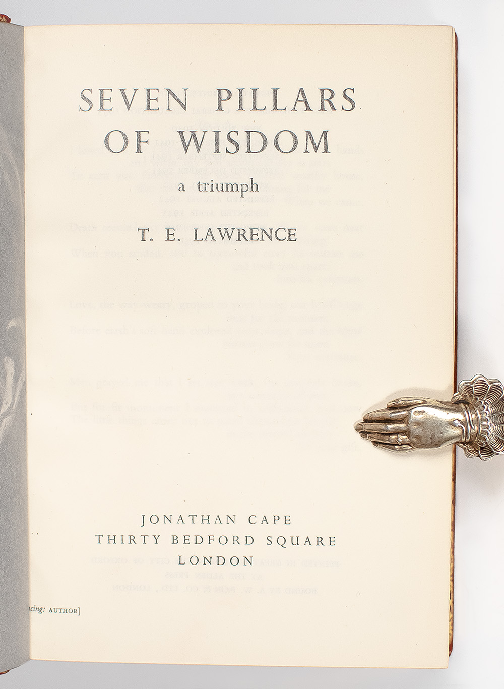 Seven Pillars of Wisdom: A Triumph.