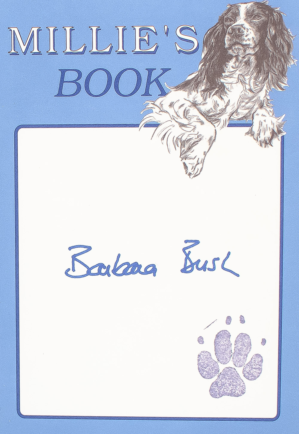Millie's Book: As Dictated to Barbara Bush.