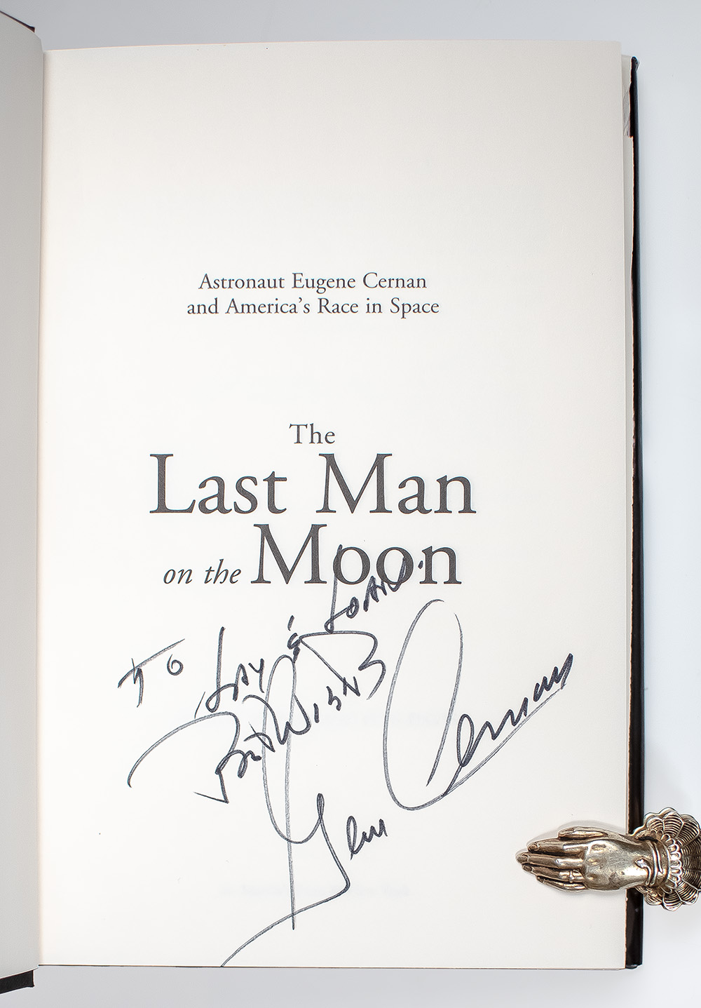 The Last Man on the Moon: Astronaut Eugene Cernan and America's Space Race.